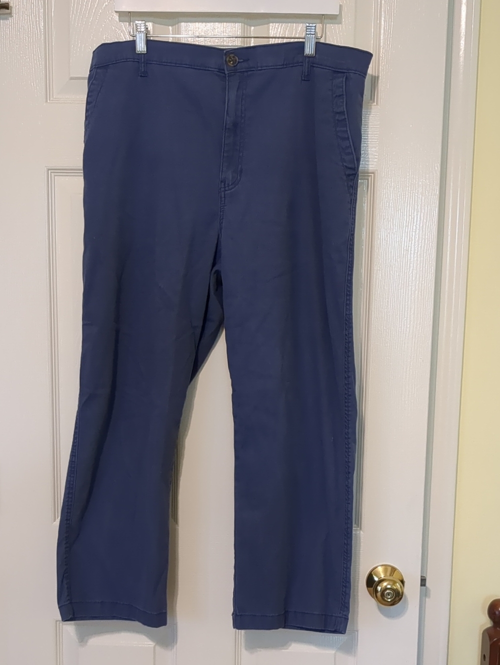 Straight-Leg Cotton Pants